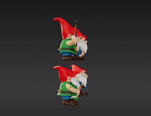 3D Printable Gnome Set - Support-Free Figures for Painting