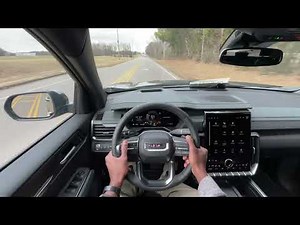 2025 GMC Acadia AT4 POV Test Drive (Acceleration, Driving Impressions)