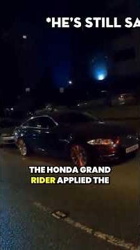 Front wheel lock scare abrupt front brake nearly causes a crash