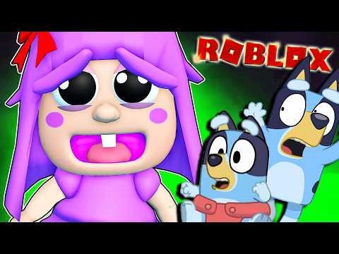 BLUEY AND BABY BLUEY ESCAPE BABY POLLY! #roblox #obby