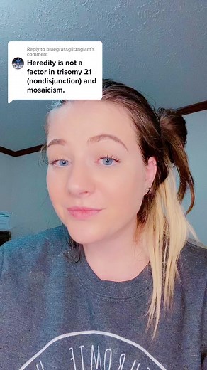 Replying to @bluegrassglitznglam in my case it could be both Somatic (mutation after embryonic formation) and Germline. There’s truly so many unknowns but with that being said, no one can honestly say that Down syndrome can’t be inherited. It’s more likely unheard of, but that doesn’t make it impossible. #extrachromiehomie #mosaicdownsyndrome #mosaicism #theluckyfew #downsyndromeawareness #trisomy21 #downsyndrome #translocation #genetictesting #inheritance