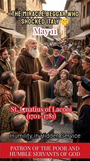St. Ignatius of Laconi ||Great holiness grows in humble service 11 May#catholicsaints#saintoftheday