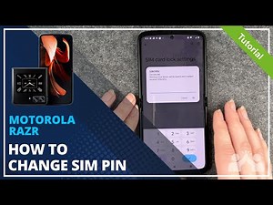 Motorola Razr- How to Change SIM PIN • 📱 • 🔢 • 🔐 • Tutorial