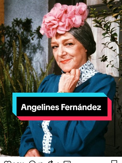 Angelines Fernández (La bruja del 71) no sólo fue una gran y muy entregada actriz, también fue una luchadora por la justicia desde que era muy joven ♥️ #elchavodel8 #cinemexicano #españa #mexico #televisa
