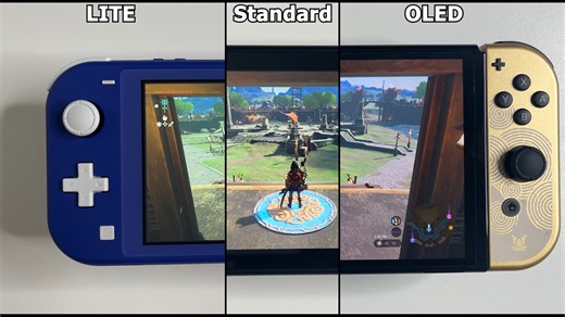 2K views | Switch 2 doesn't have a OLED Screen, Here how the Switch Lite vs. Standard vs. OLED Looks with Zelda to Tears of the Kingdom #NintendoSwitch #Switch2 | Open Surprise | Facebook