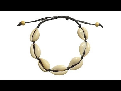 DIY Cowrie Shell Bracelet for Men with Sliding Knot, Handmade Jewelry Tutorial