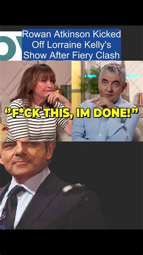 Rowan Atkinson Kicked Off Lorraine Kelly's Show After Fiery Clash