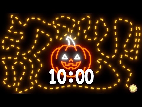 10 Minute Horror Timer [SCARY HALLOWEEN PUMPKIN] 🎃