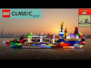 LEGO Classic 10717 11717 Ship MOC ⚓🚤 How to Build 1981 Italica Ship from Lego Classic. Tutorial