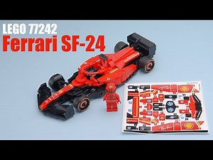 LEGO 77242 Ferrari SF-24 F1 Race Car unboxing & quick showcase.
