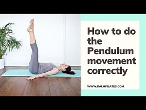 How to do the Pilates Pendulum Movement - Engage your core and work those Obliques!