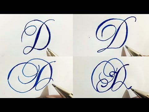 Stylish alphabets calligraphy | Letter D in calligraphy | alphabet D in calligraphy | Fancy letters