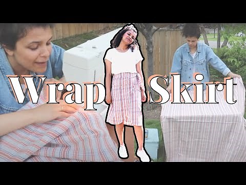Easy Wrap skirt from YOUR measurements! - Beginner Friendly