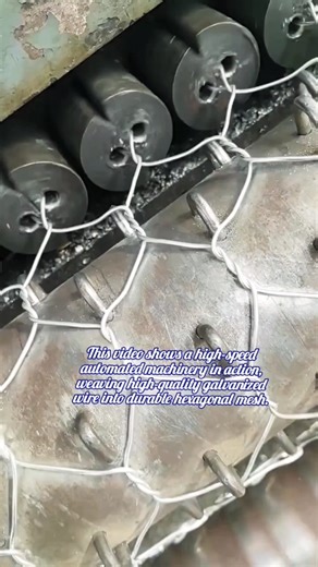 High-Precision Automated Hexagonal Wire Mesh Production