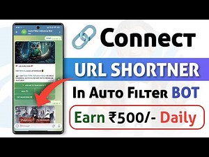 How To Add URL Shortener in Auto Filter Bot | Create Telegram Bot Full Tutorial