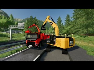 FS22 - Map Waldstetten 005 🇩🇪🚛🚧 - Forestry, Farming and Construction - 4K