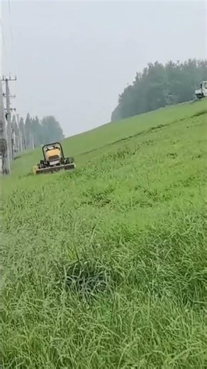 Heavy-duty brush cutter demonstration process #brushcutter #tractor #agricultural machinery