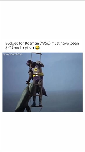 WorkOut Phase on Instagram: "I refuse to believe Batman (1966) is real 😂😂😂 🎬 The movie Batman (1966) brought the colorful, tongue in cheek tone of the 1960s TV series to the big screen. It stars Adam West as Batman and Burt Ward as Robin, leaning fully into exaggerated humor, bright visuals, and playful satire rather than dark crime drama. The film feels like an extended episode, designed to celebrate the show’s popularity at its peak. The story centers on four iconic villains teaming up. Th