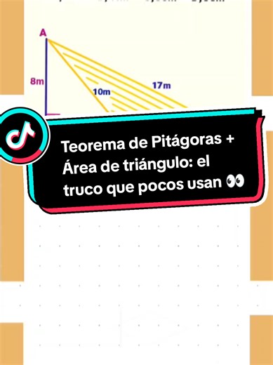 Truco de Pitágoras para calcular áreas de triángulos