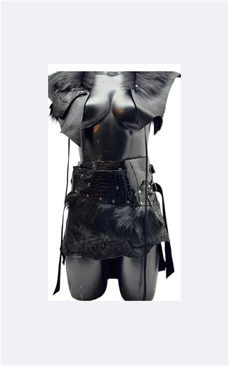 Adjustable Viking- Fur and Genuine Leather Warrior Outfit – XS to L - Etsy