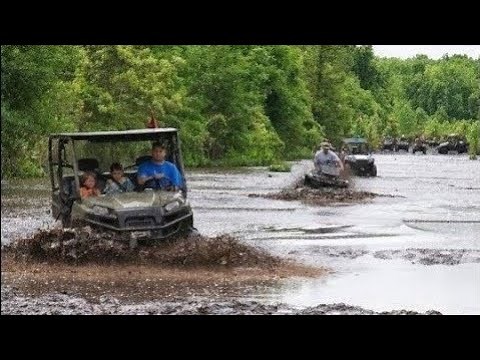 Polaris Ranger Mudding-DEEP HOLES AND TIGHT TRAILS | Hog Waller Mud Bog