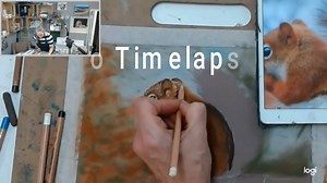 Red Squirrel Pastel Tutorial