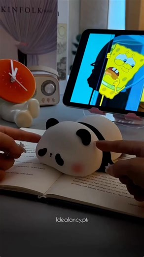 Silicone Sleeping Panda Night Lamp A soft, calming glow with an adorable panda design—perfect for cozy nights, kids’ rooms, and bedside comfort. #NightLamp #KidsRoomDecor #CuteLamp #SoftGlow #HomeDecor #Idealancy | Idealancy