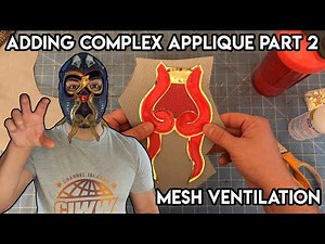 Lucha Mask Tutorial - Complex Applique Part 2