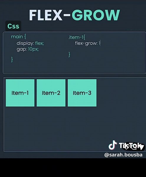 css flex grow ✨ #flex #grow #flexible #flexibility #htmlcssjs #html5css3 #developer #developerlife #development #codingtiktok #softwaredeveloper #website #webdev #webdeveloper #webdevelopment #webdevelopers #webdeveloping