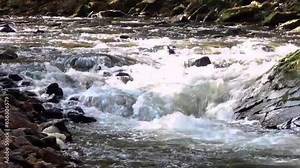 White Water Rapids Cool Refreshing Great Trough Creek Huntingdon County Pennsylvania Appalachian Mountains USA