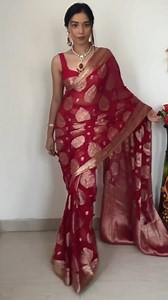 "Revel in the allure of timeless elegance with this stunning red Ready-to-Wear Saree. Add a touch of luxury to your collection" Shop Now:- https://lajreedesigner.com/products/radiant-1-minute-ready-to-wear-red-cotton-silk-saree … … #lajreedesigner #silksaree #saree #sareelove #sarees #sareelovers #silksarees #silk #ethnicwear #handloom #sareesofinstagram #fashion #sareeblouse #sareefashion #kanchipuram #traditional #indianwear #sareedraping #onlineshopping #sareepact #banarasisaree #sareelover #