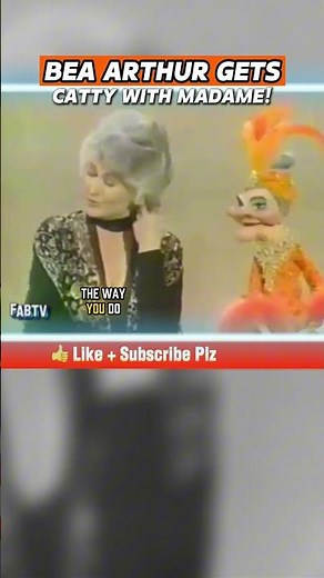 Bea Arthur Roasts Madame & Wayland Flowers in Classic TV Style 🔥 #Shorts #Maude