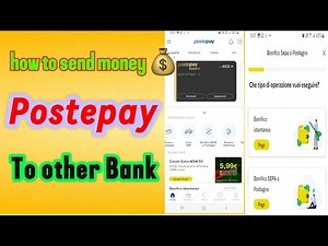 How to send money from Postepay to other bank.