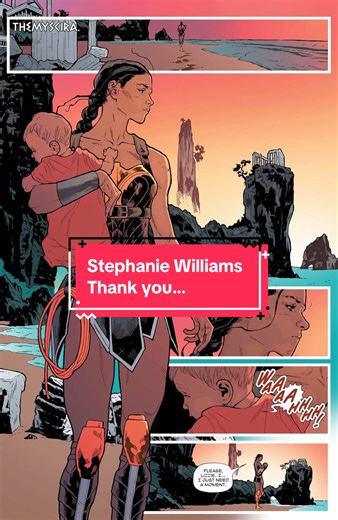 Thank you Stephanie Williams for understanding Wonder Woman and the Amazons. Thank you for making us Wonder Woman fans feel seen and heard. This is Diana and it is a step in the right direction. #wonderwoman #dianaprince #dianaofthemyscira #dccomics #stephaniewilliams
