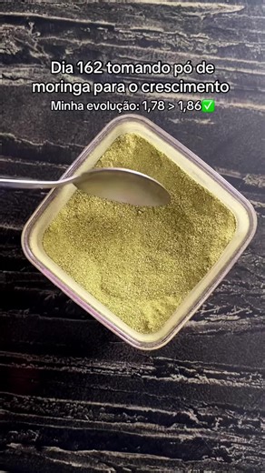 Crescimento com Pó de Moringa: Dia 162