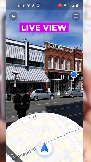 Navigate Using Live View in Google Maps #googlemaps #google #android #urbanadventure #walking #shopping #ios
