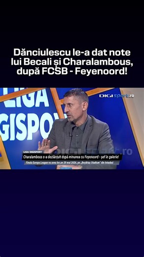 Dănciulescu le-a dat note lui Becali și Charalambous, după FCSB - Feyenoord!