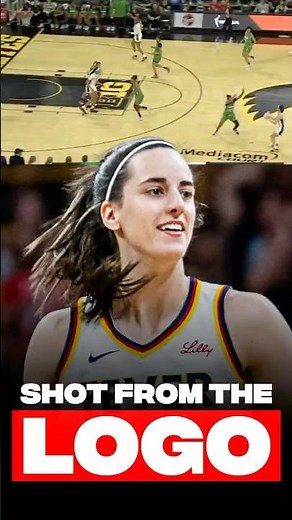 Caitlin Clark Shot From The Logo