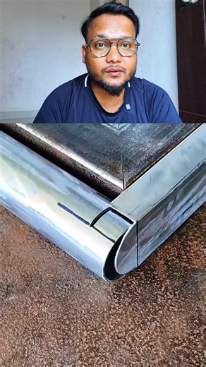 round pipe square pipe jodne Ka behtarin Tarika #gharkidesignwork #lifehacks