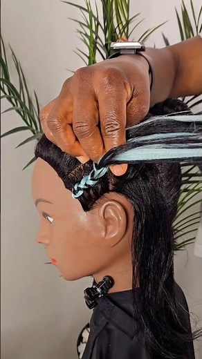 Feed-in cornrow tutorial