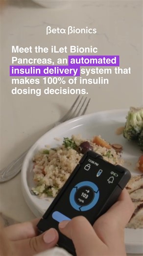 This National Diabetes Month, experience the freedom of diabetes without carb counting.* Meet the iLet Bionic Pancreas. *User must be carb aware | Beta Bionics