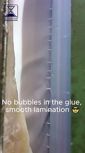 Bubble-Free Water Based Lamination Glue in Lamination Process | Perfect Smooth Finish Customer Test