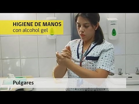 Higiene de manos con alcohol gel - Tutorial
