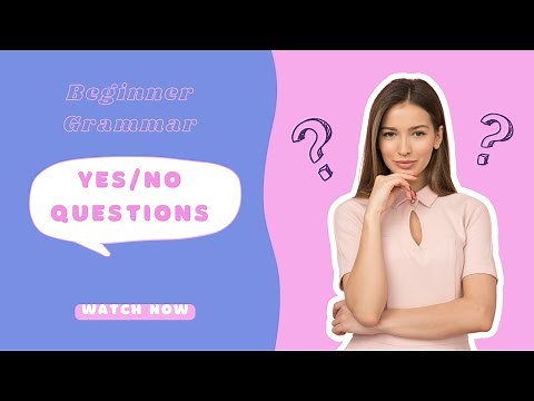 Yes No Questions in English and Short Answer with Be | Beginner English Grammar