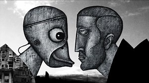 El amor en los tiempos de Terminator hecho corto animado