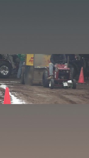 7.5K views · 131 reactions | How fast was he going!! #gardentractorpulling #turbo | Pulling with Garden Tractors | Facebook