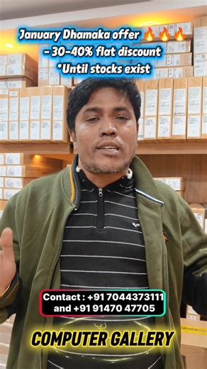 Computer Gallery Kolkata | Thinking of a new laptop? Now’s the best time! 📉 30–40% OFF on laptops throughout January 📍 Available exclusively at Computer Gallery 💻... | Instagram