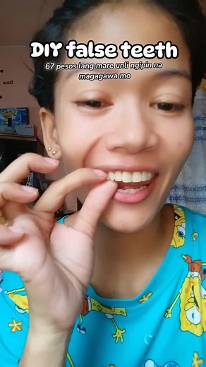 DIY False Teeth for Only 67 Pesos! Check Out Now!