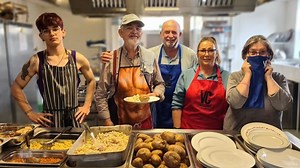 Cooking and eating together