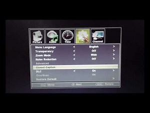 How to Closed Caption: SuperSonic TV LED Widescreen 📺 Setup